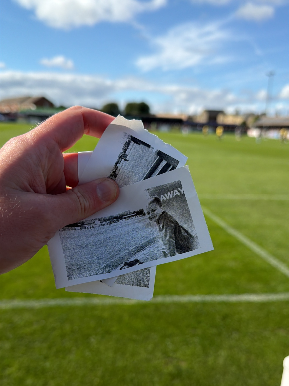 Watching Emley vs Guiseley